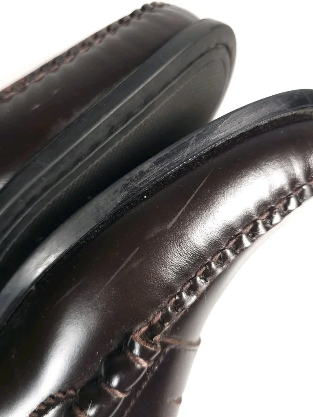 J. CREW Brown Camden Leather Loafers Rubber Soles Superior Boots & Shoes Size 11